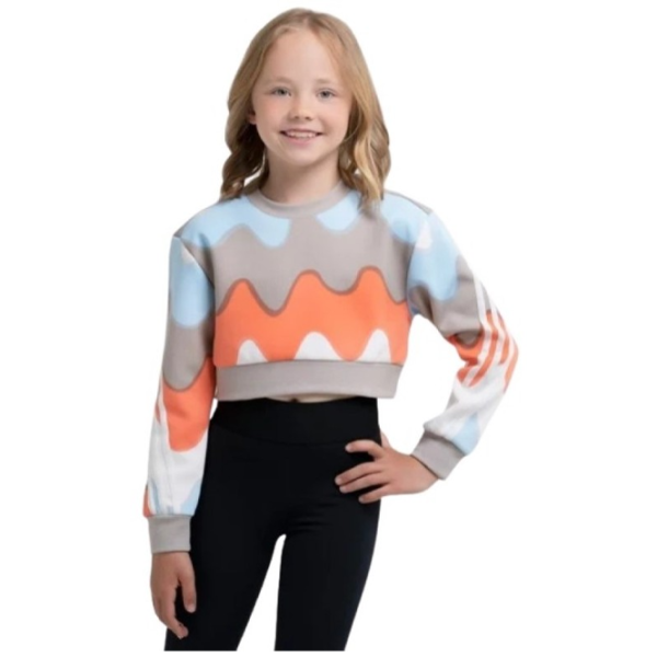 Толстовка для девочек Adidas G Marimekko Swt 152/ Бежевый photo 5 Толстовка для девочек Adidas G Marimekko Swt 152/ Бежевый photo 5
