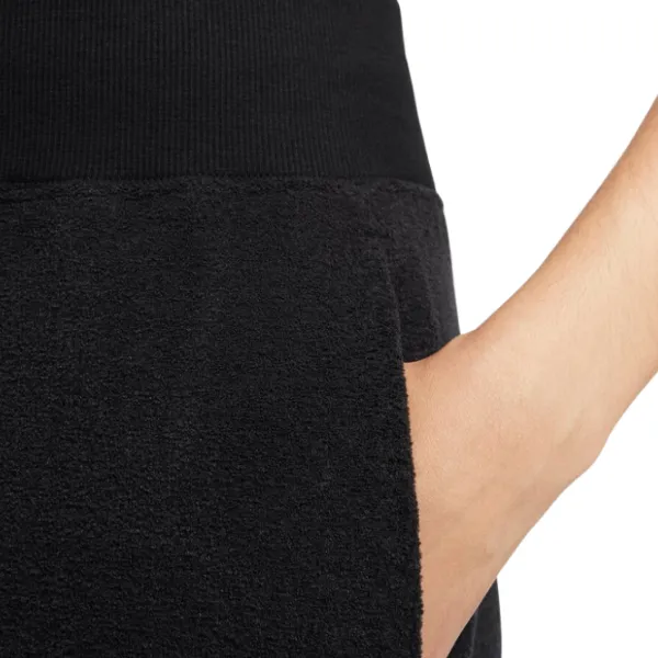 Спортивные брюки для женщин Nike W Nsw Phnx Plsh Hr Pant Wide S/ Черный photo 4