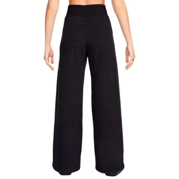 Pantaloni sportivi pentru femei Nike W Nsw Phnx Plsh Hr Pant Wide L/ Black photo 3