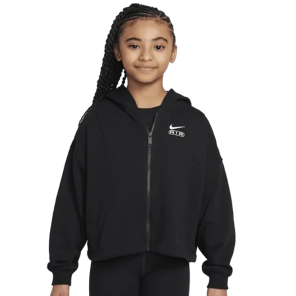 Толстовка для девочек Nike Nsw Air Ft Fz Hdy M/ Черный photo 4 Толстовка для девочек Nike Nsw Air Ft Fz Hdy M/ Черный photo 4