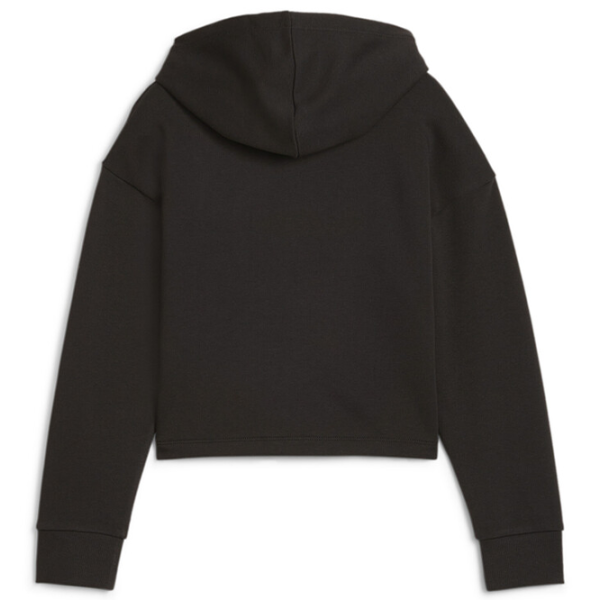 Толстовка для девочек Puma Ess+ 2Color Logo Short Length Hoodie Tr G 176/ Черный photo 2
