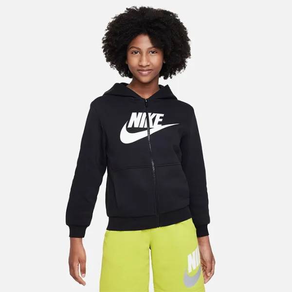 Hanorac pentru fetiţe Nike K Nsw Club Flc Hd Fz Ls Hbr S/ Black photo 5 Hanorac pentru fetiţe Nike K Nsw Club Flc Hd Fz Ls Hbr S/ Black photo 5