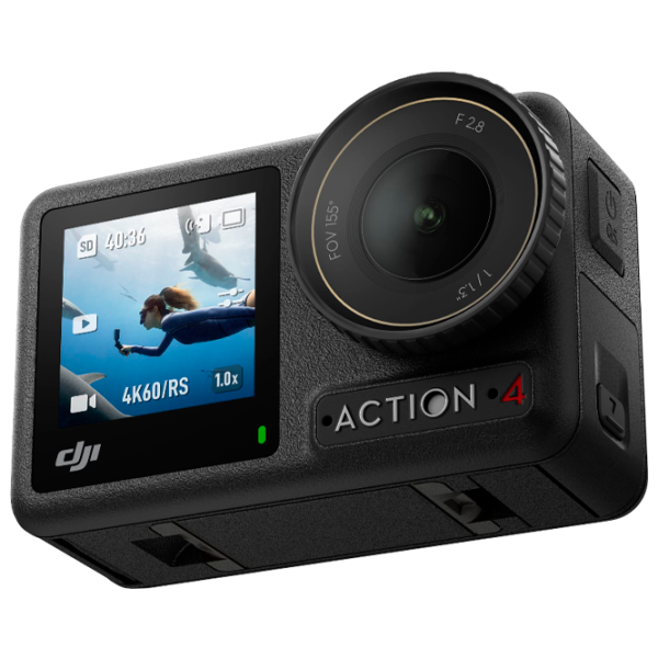 Cameră action DJI Osmo Action 4 Adventure Combo 12 MP / 1770 mAh / Black photo 2
