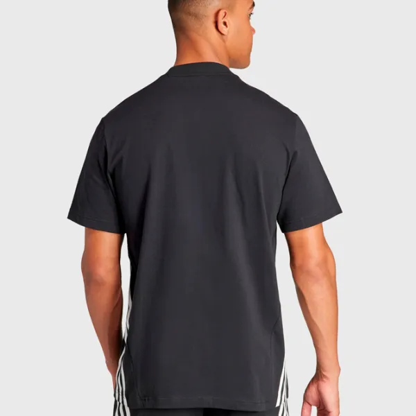 Tricou pentru bărbați Adidas M Fi 3S T 100% bumbac/ Black photo 3