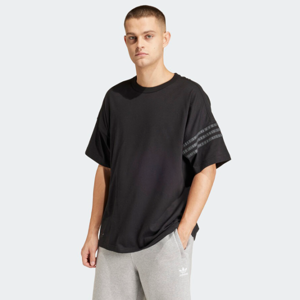 Футболка для мужчин Adidas Neuclassic Tee 100% хлопок/ Черный photo 2