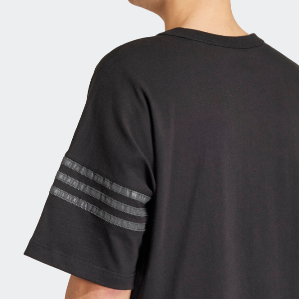 Tricou pentru bărbați Adidas Neuclassic Tee 100% bumbac/ Black photo 5