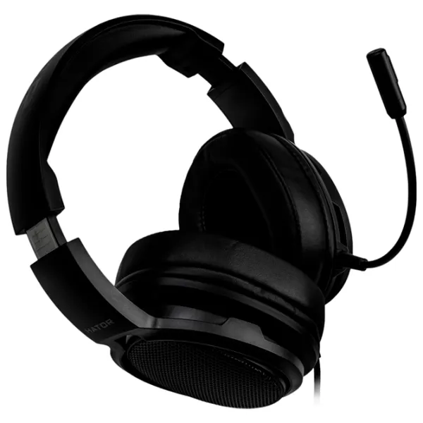 Căști Hator Hellraizer Black Cu fir/ Gaming photo 2