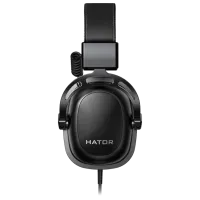 Căști Hator Hypergang 2 Matte Black Cu fir/ Gaming photo 2