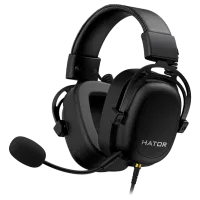 Căști Hator Hypergang 2 Matte Black Cu fir/ Gaming photo 3
