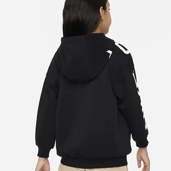 Hanorac pentru fetiţe Nike G Nsw Club Flc Air Hd Fz Ls XS/ Black photo 3 Hanorac pentru fetiţe Nike G Nsw Club Flc Air Hd Fz Ls XS/ Black photo 3