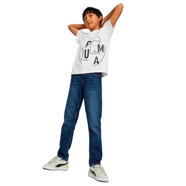 Футболка для мальчиков Puma Classics Ftr Baller Logo Tee B 176 / Белый photo 4