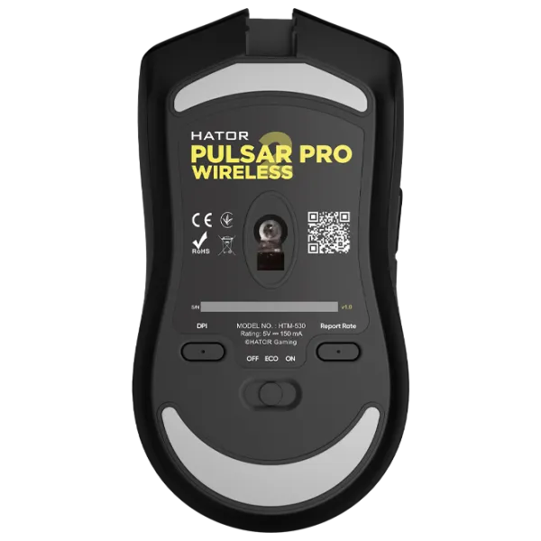 Mouse Hator Pulsar 2 PRO Wireless USB/ Black photo 5