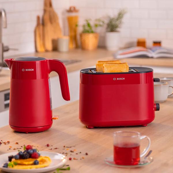 Ceainic electric Bosch TWK2M164 1.7l / Ascuns / Red photo 3