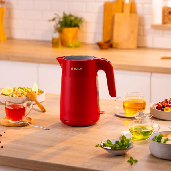 Ceainic electric Bosch TWK2M164 1.7l / Ascuns / Red photo 8