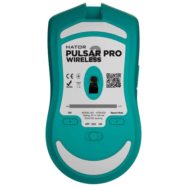 Мышь Hator Pulsar 2 PRO Wireless USB/ Мятный photo 5