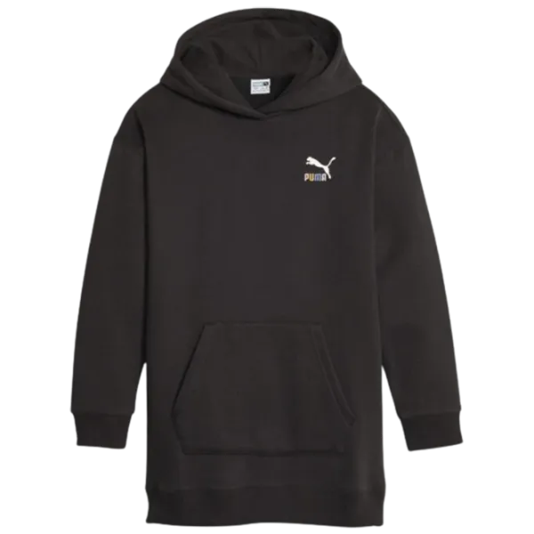 Толстовка для девочек Puma Classics Sweater Wthr Hoodie Fl G  164 / Черный photo 2