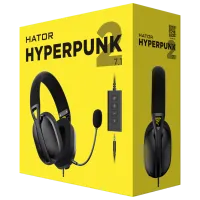 Căști Hator Hyperpunk 2 USB 7.1 Matte Black Cu fir/ Gaming photo 7