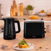 Ceainic electric Bosch TWK3M123 1.7l / Ascuns / Black photo 2