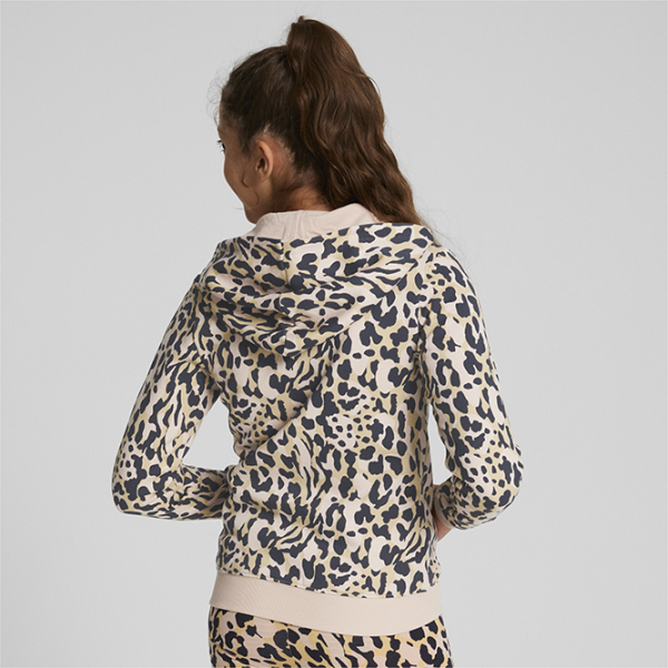 Толстовка для девочек Puma Alpha Aop Full-Zip Hoodie Fl G 164/ Rose photo 4 Толстовка для девочек Puma Alpha Aop Full-Zip Hoodie Fl G 164/ Rose photo 4