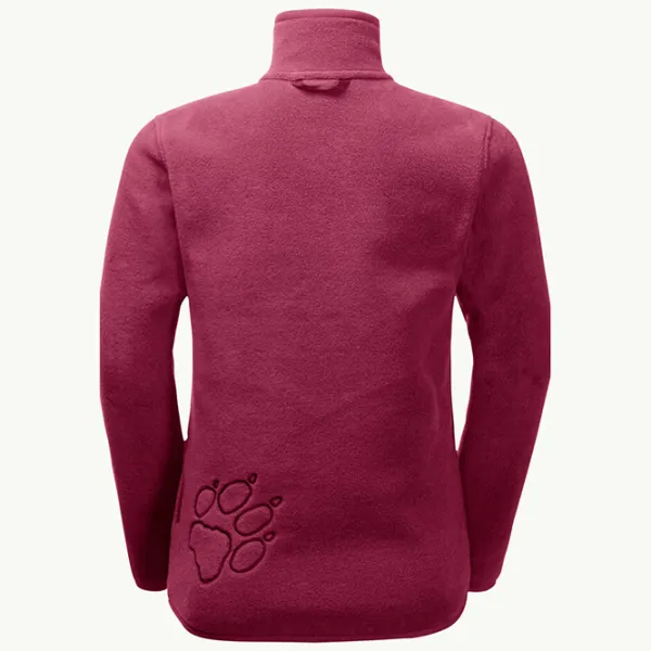 Hanorac pentru fetiţe Jack Wolfskin Moonrise Paw Jacket K 140/ Ruby photo 2 Hanorac pentru fetiţe Jack Wolfskin Moonrise Paw Jacket K 140/ Ruby photo 2