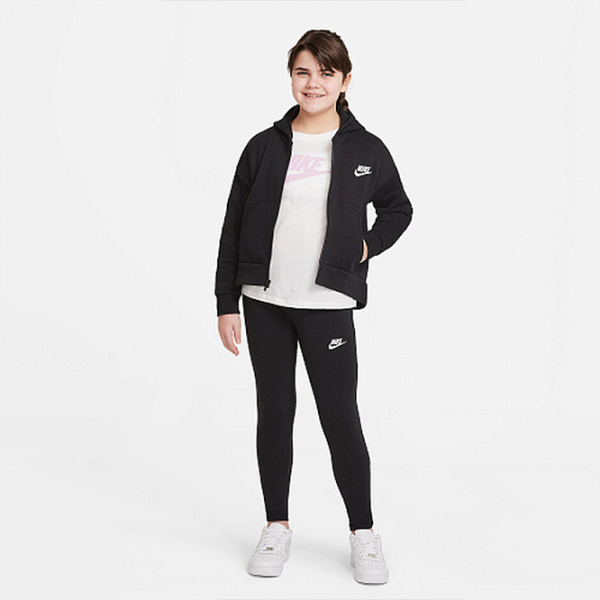 Толстовка для девочек Nike G Nsw Club Flc Fz Hoodie Lbr S/ Черный photo 3 Толстовка для девочек Nike G Nsw Club Flc Fz Hoodie Lbr S/ Черный photo 3