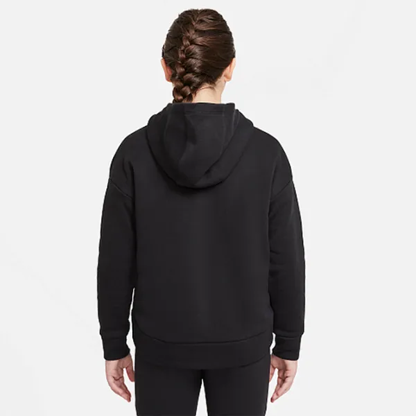 Hanorac pentru fetiţe Nike G Nsw Club Flc Fz Hoodie Lbr XL/ Black photo 2