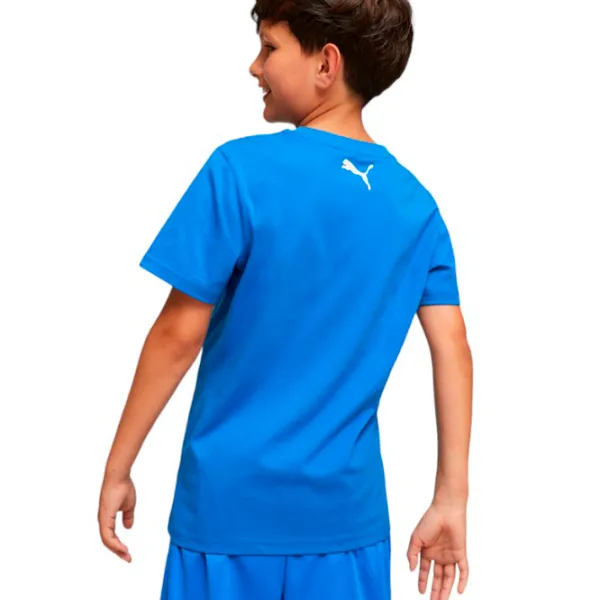 Футболка для мальчиков Puma Basketball Graphic Tee B 164 / Синий photo 2