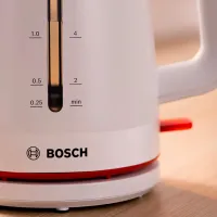 Ceainic electric Bosch TWK3M121 1.7l / Ascuns / White photo 3