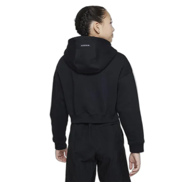 Толстовка для девочек Nike G Nsw Air Crop Hoodie S/ Черный photo 4 Толстовка для девочек Nike G Nsw Air Crop Hoodie S/ Черный photo 4