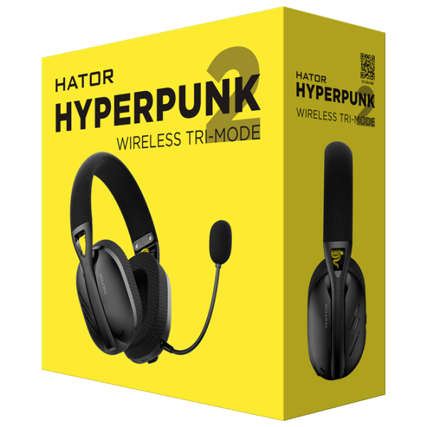 Căști Hator Hyperpunk 2 Tri-mode Matte Black Fără fir/ Gaming photo 6