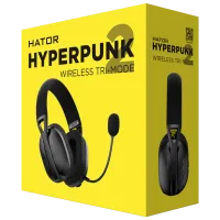 Căști Hator Hyperpunk 2 Tri-mode Matte Black Fără fir/ Gaming photo 6