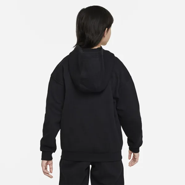 Hanorac pentru fetiţe Nike G Nsw Club Flc Ovrszd Fz Lbr S/ Black photo 2 Hanorac pentru fetiţe Nike G Nsw Club Flc Ovrszd Fz Lbr S/ Black photo 2