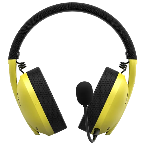 Căști Hator Hyperpunk 2 Tri-mode Black Yellow Fără fir/ Gaming photo 2