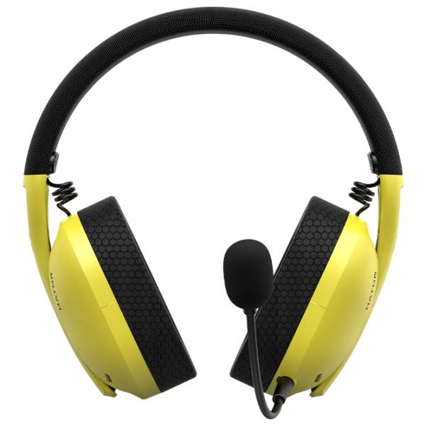 Căști Hator Hyperpunk 2 Tri-mode Black Yellow Fără fir/ Gaming photo 2
