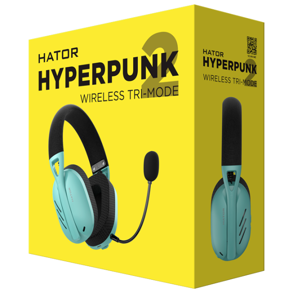 Căști Hator Hyperpunk 2 Tri-mode Black Mint Fără fir/ Gaming photo 6