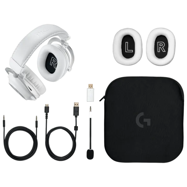 Наушники Logitech G Pro X 2 Белый Беспроводные/ Игровой photo 6 Наушники Logitech G Pro X 2 Белый Беспроводные/ Игровой photo 6