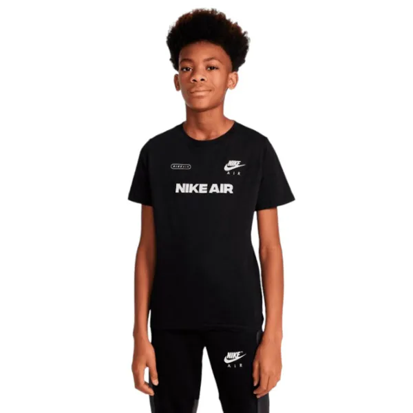 Tricou pentru băieți Nike B Nsw Tee Air Hook S/ Black photo 2