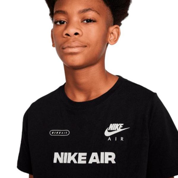 Tricou pentru băieți Nike B Nsw Tee Air Hook L/ Black photo 4