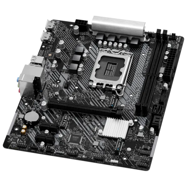 Placă de bază ASRock B760M-H2/ M.2 mATX/ AMD B760M-H2 photo 2