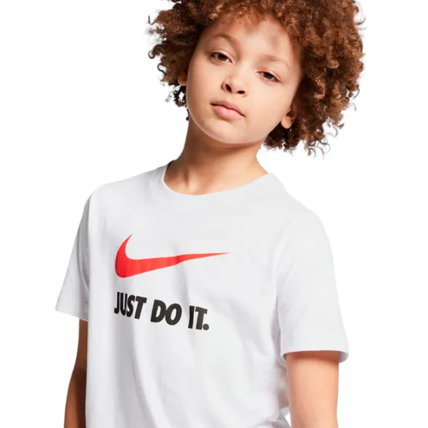 Футболка для мальчиков Nike B Nsw Tee Jdi Swoosh XL/ Белый photo 3