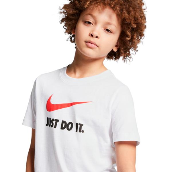Футболка для мальчиков Nike B Nsw Tee Jdi Swoosh XL/ Белый photo 3