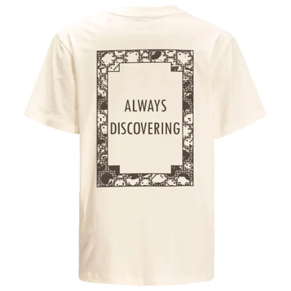 Футболка для мальчиков Jack Wolfskin Teen Exploring T B 152/ Egret photo 3 Футболка для мальчиков Jack Wolfskin Teen Exploring T B 152/ Egret photo 3