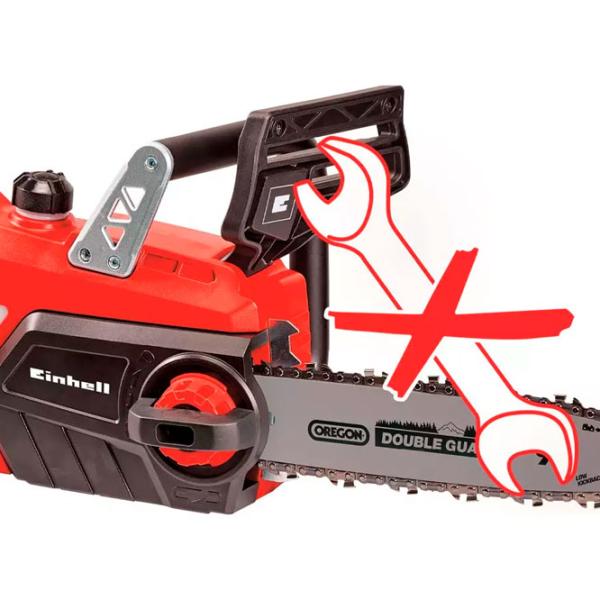 Fierăstrău cu lanţ Einhell GE-LC 18/ 25 Li PXC SOLO cu acumulator/ Red photo 2