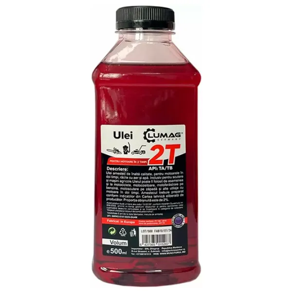 Ulei de motor Lumag VOR58489 500 ml  photo 2