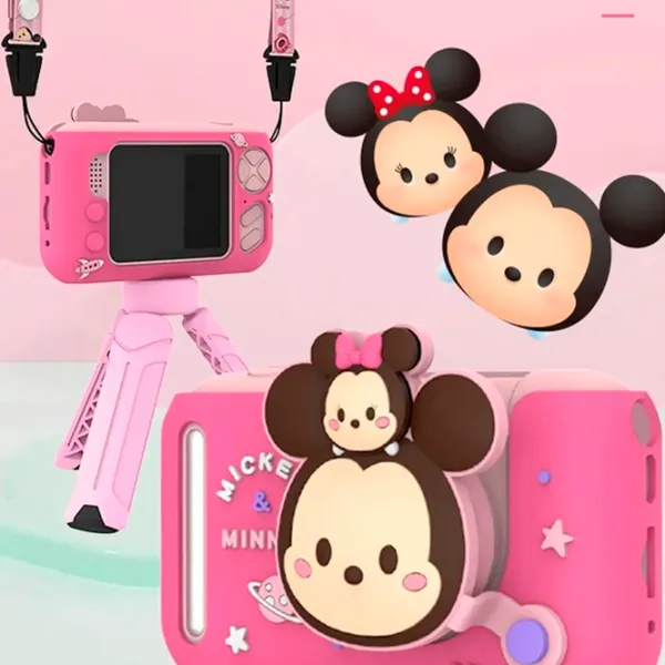 Cameră foto PRC Cartoons Mickey S9 3+/ Black Pink photo 4