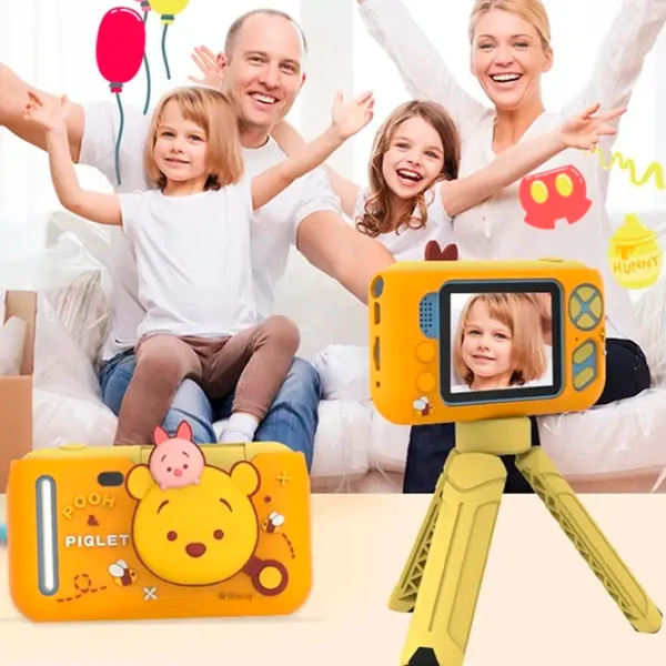 Cameră foto PRC Cartoons Pooh S9 3+/ Orange Yellow photo 3