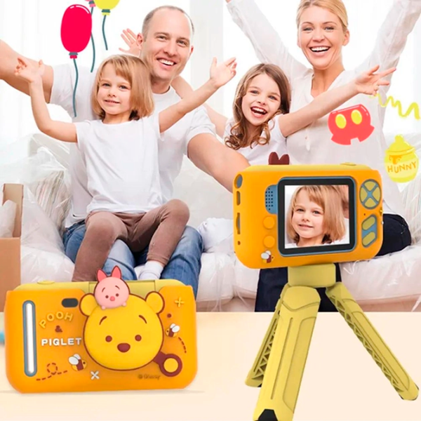Cameră foto PRC Cartoons Pooh S9 3+/ Orange Yellow photo 3