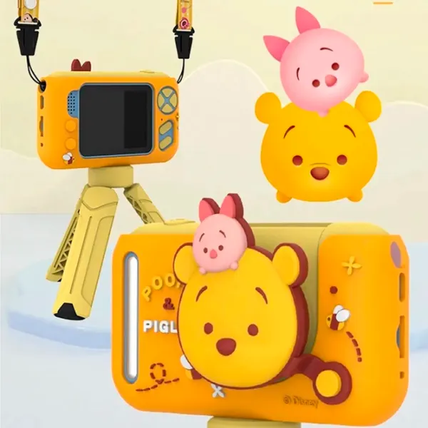 Cameră foto PRC Cartoons Pooh S9 3+/ Orange Yellow photo 4