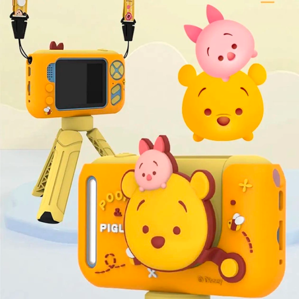 Cameră foto PRC Cartoons Pooh S9 3+/ Orange Yellow photo 4