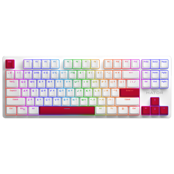 Аксессуары для клавиатуры Hator Racing Red PBT Красный photo 3